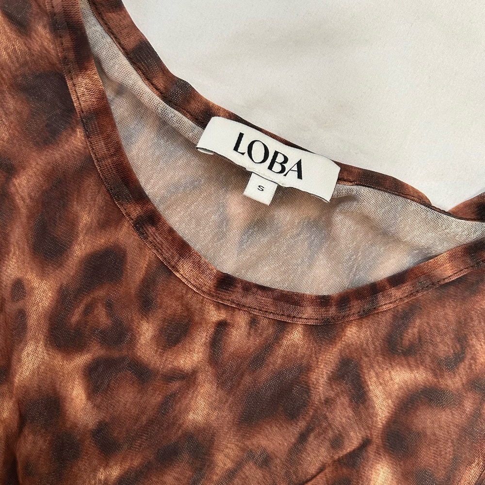 LOBA REVOLVE Zahara TWO PIECE SET leopard print low waisted pants & top🐆 - Picture 7 of 7
